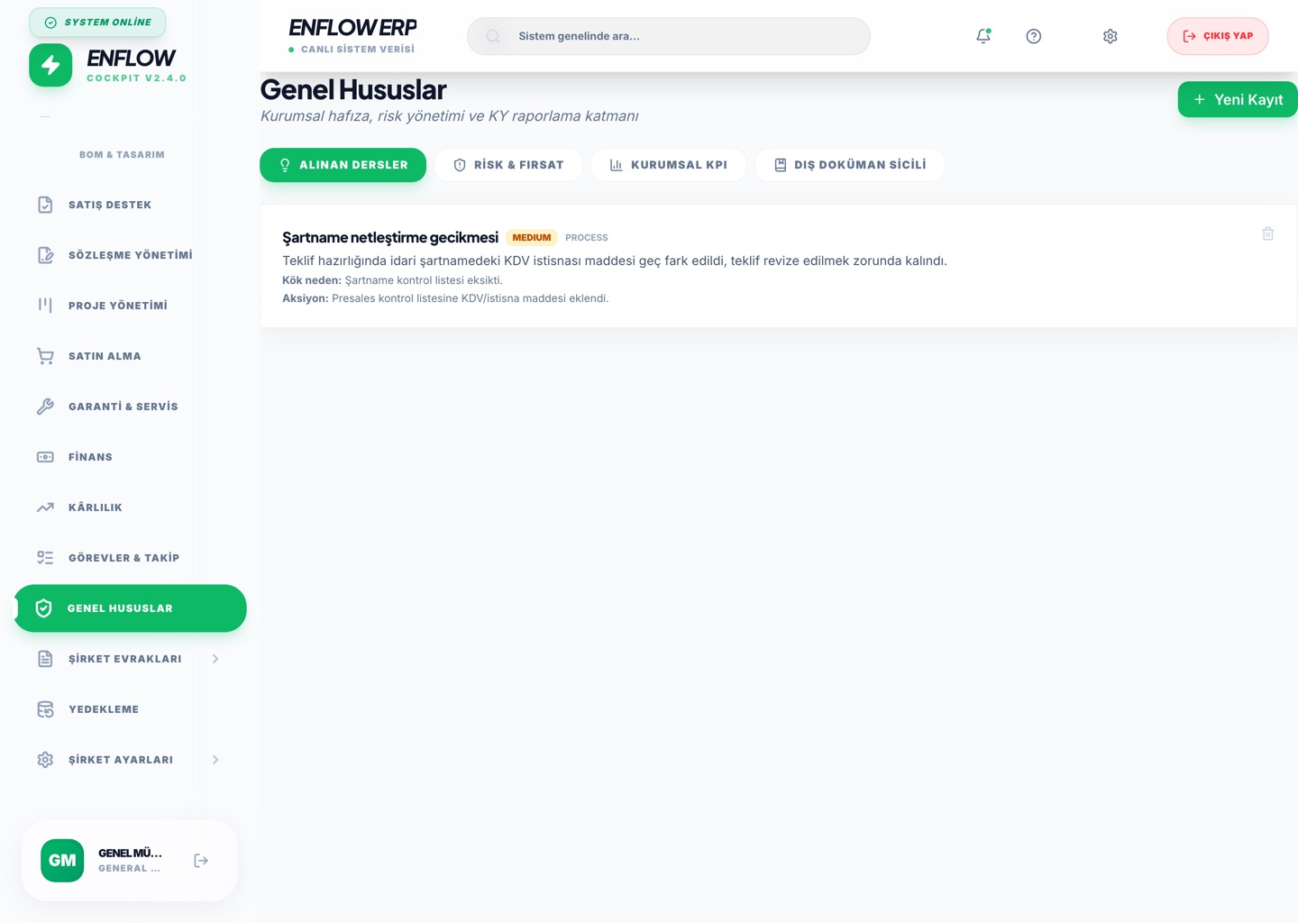 Governance Registers
